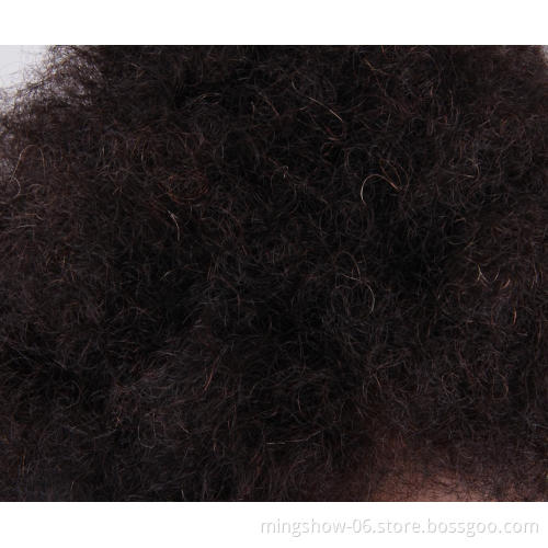 Wholesale top quality Professional Afro Hair Styling Make Up  afro mannequin training head with human hair